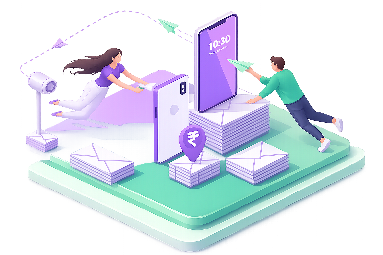 Contact Us Illustration